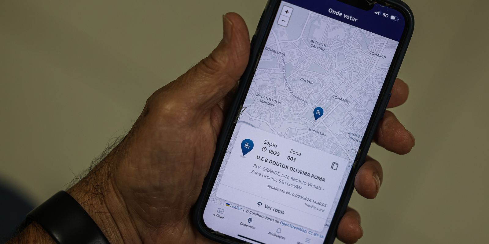 Eleitor deve verificar local de votação com antecedência, alerta o TSE